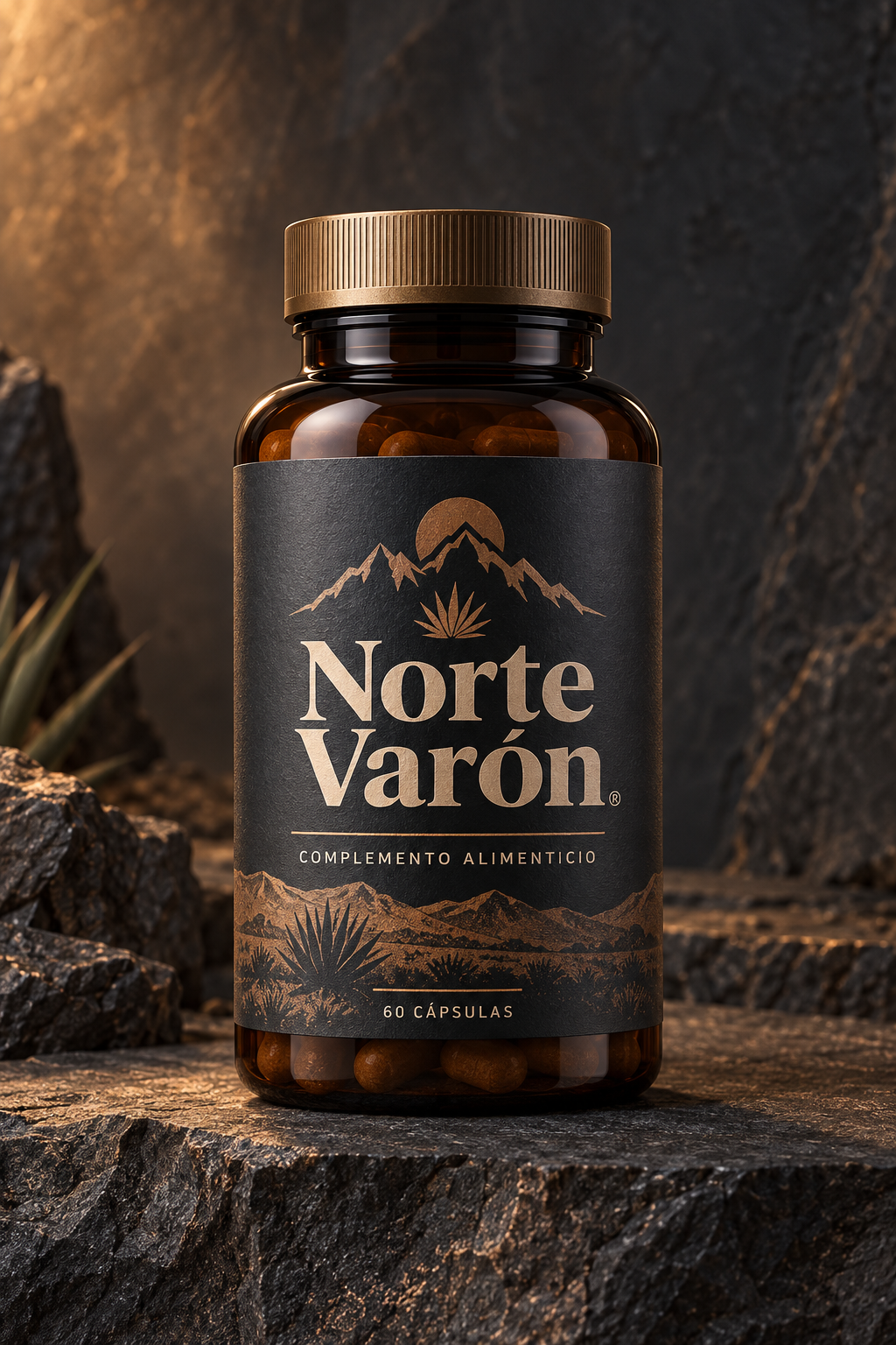 Frasco Norte Varón, fórmula botánica de 60 cápsulas